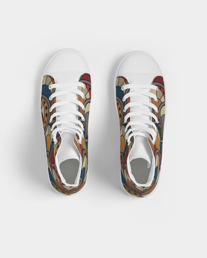 Classic Kente Women's Hightop Canvas Shoe