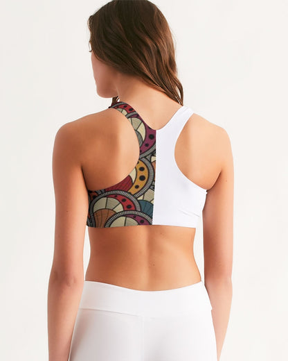 Classic Kente Women's Seamless Sports Bra