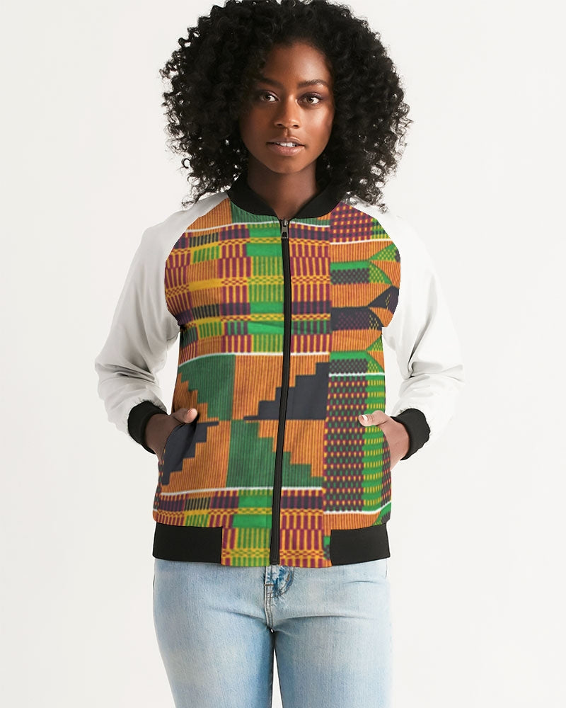 Kente Women's Bomber Jacket