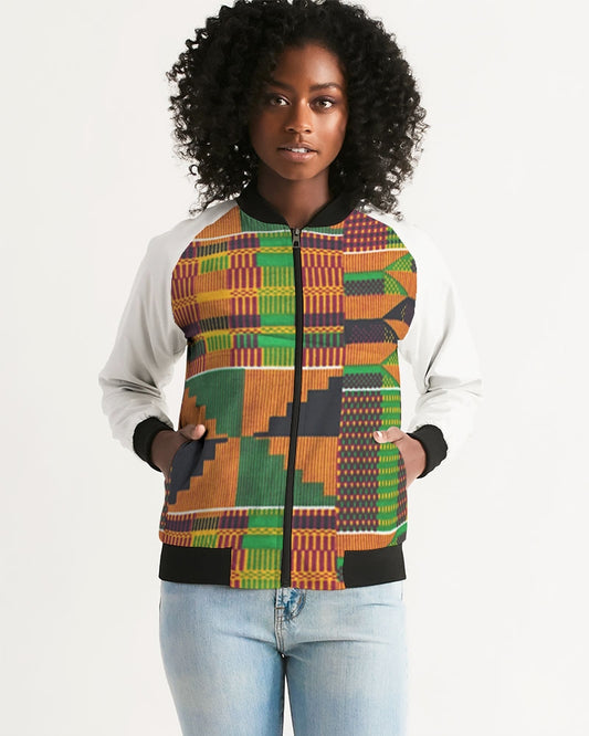 Kente Women's Bomber Jacket