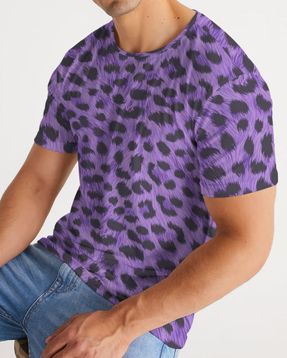 Purple Leopard Men's Tee